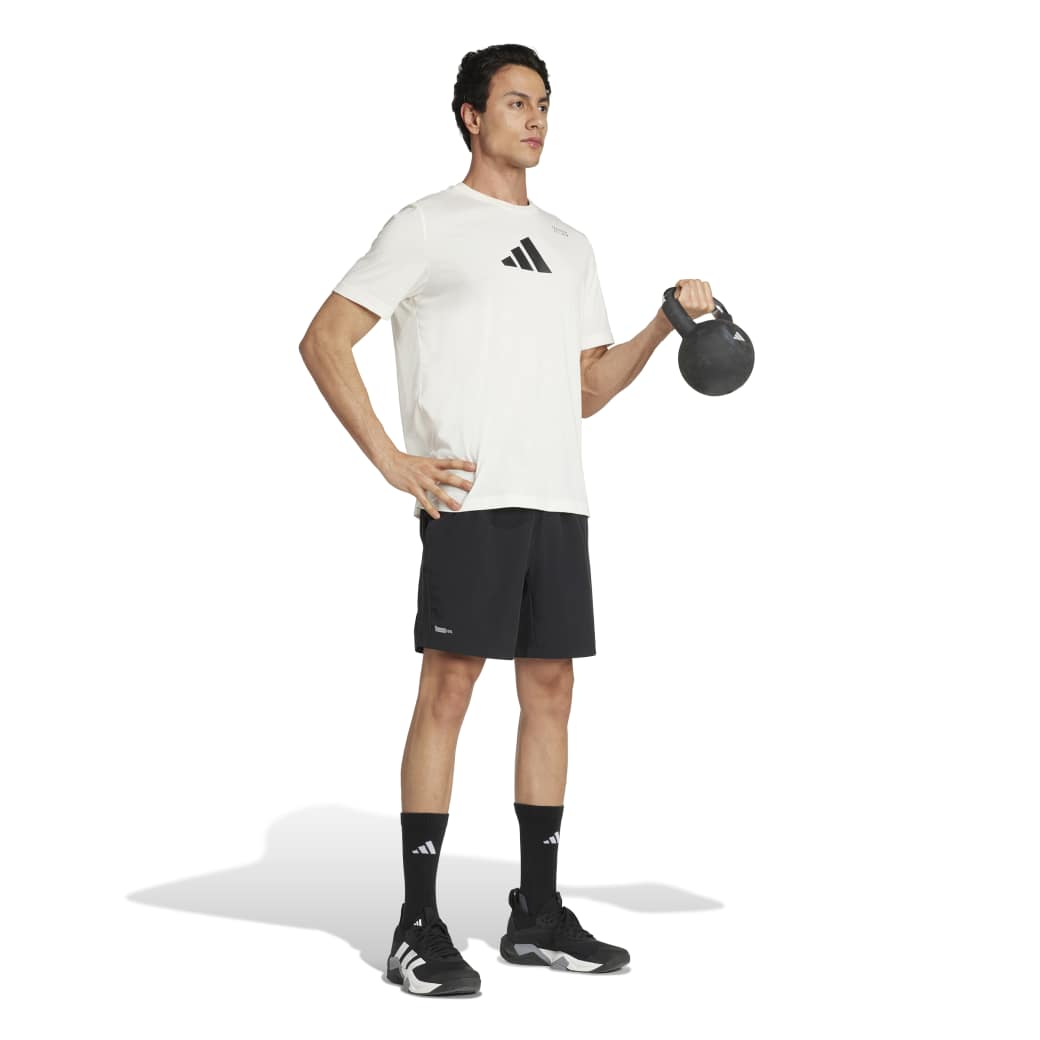 Adidas Camiseta JM8976 M ALL GYM Chalk White Poliester -3-